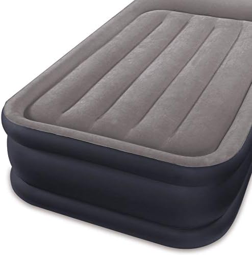 Intex Dura-Beam Deluxe Twin Airbed with Built-In Pillow