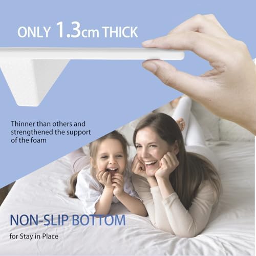 Limthe Bed Bridge Twin XL to King Converter with Washable Cover
