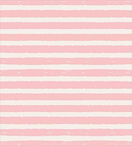 Ambesonne Stripe Duvet Cover Set - California King Pink Blush