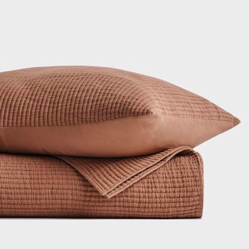 EVERGRACE Cotton Coverlet Set King Size 3 Pieces
