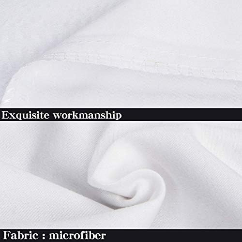 NTBAY Body Pillowcase - 20x54 Inches White Microfiber