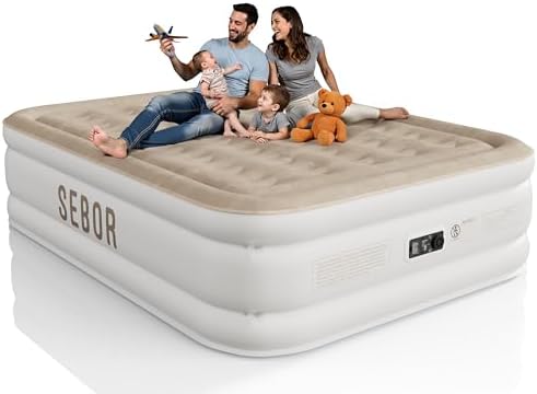 Sebor Queen Air Mattress with Electric Pump 18