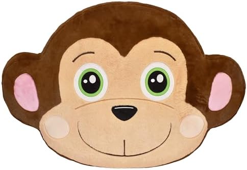 Comfy Monkey Inflatable Floor Cushion for Kids Ages 3 1