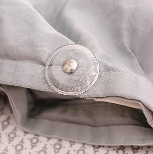 Pinion Pins Clear Magnetic Duvet Clips Pack of 8