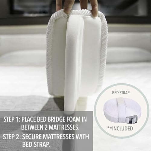 GORBUS Wide Bed Bridge Twin to King Converter 1