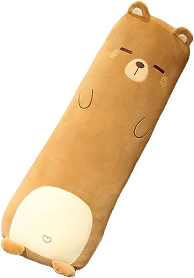MUPI Brown Bear Body Pillow 27 Inch Plush