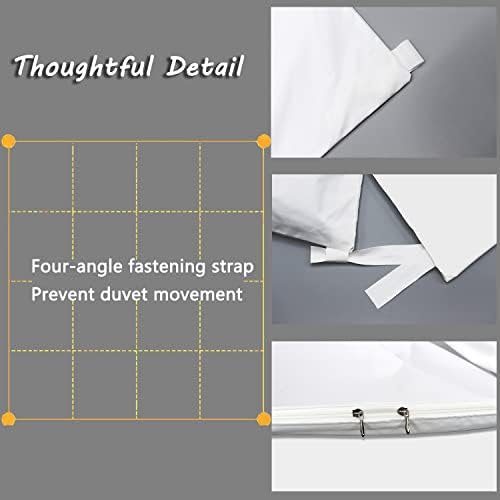 Waterproof Duvet Cover for Kids Elder and Pets with Zipper Closure