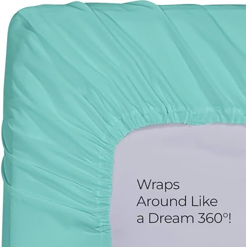 Utopia Bedding Twin Fitted Sheet - Spa Blue