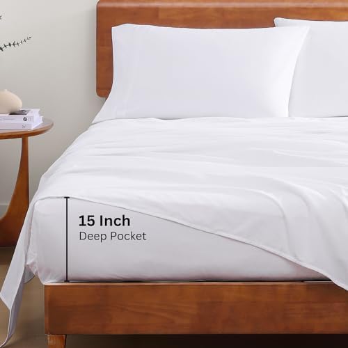 Lane Linen 100 Organic Cotton Twin Sheets Set