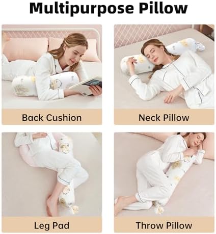 Reidio Candy Shaped Body Pillow Adjustable Neck Support Pillow