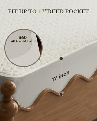 Gotcozy Heated Mattress Pad Twin XL - 6 Heat Settings 10 Hour Auto Off