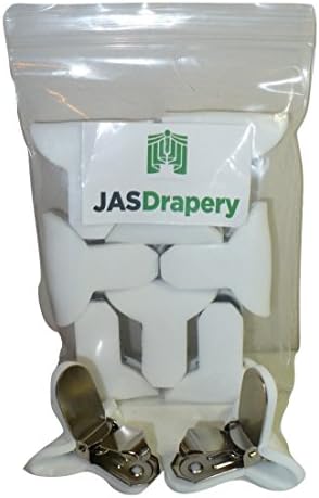8 Pack JAS Drapery Padded Comforter Clips
