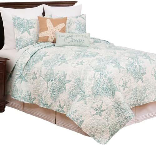 CF Home Ocean Treasures Reversible Quilt Set