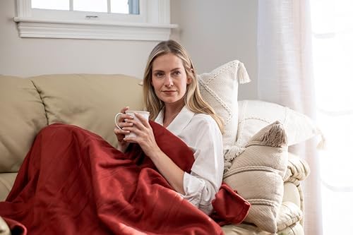 BLACKDECKER Heated Throw Blanket with 4 Levels and Auto Shutoff