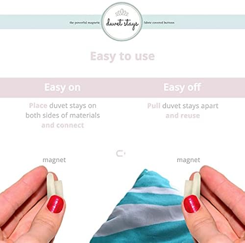 Magnetic Comforter Clips - Set of 4 One Size Fits All