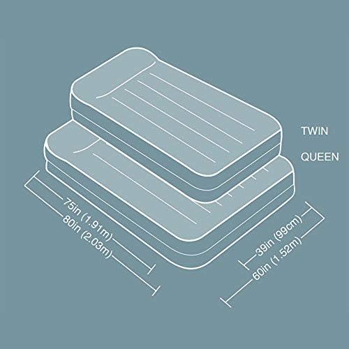 Intex Dura-Beam Deluxe Twin Airbed with Built-In Pillow