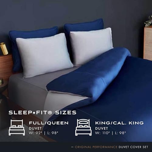 SHEEX Original Performance Cooling Duvet Cover Set with 2 Pillow Shams