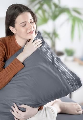 Utopia Bedding King Sheet Set - Grey 4 Piece Deep Pocket Luxury Sheets