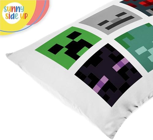 Sunny Side Up Minecraft Mobs Reversible Pillowcases