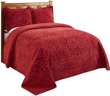 Better Trends Chenille Bedspread King Size 100 Cotton