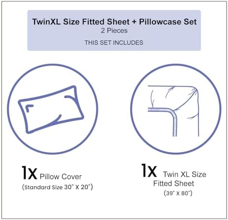 Ambesonne Christmas Sheet and Pillow Sham Set TwinXL