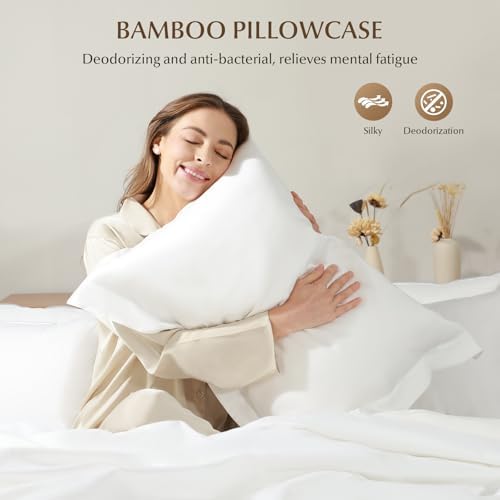 Finbuco Natural Goose Down Pillow - 750 Fill Power Soft Comfort Hotel-Luxury