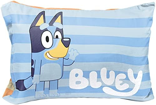 Jay Franco Bluey Hello Pillowcase - Reversible Kids Bedding