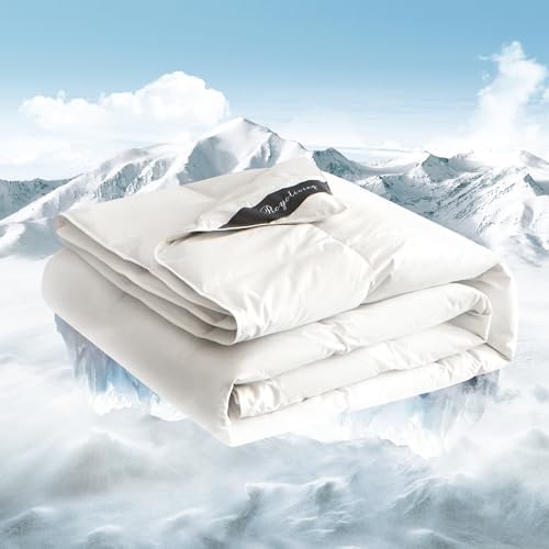 Royoliving Premium Lightweight Cooling Duvet Insert Queen Size 90x90 35 oz