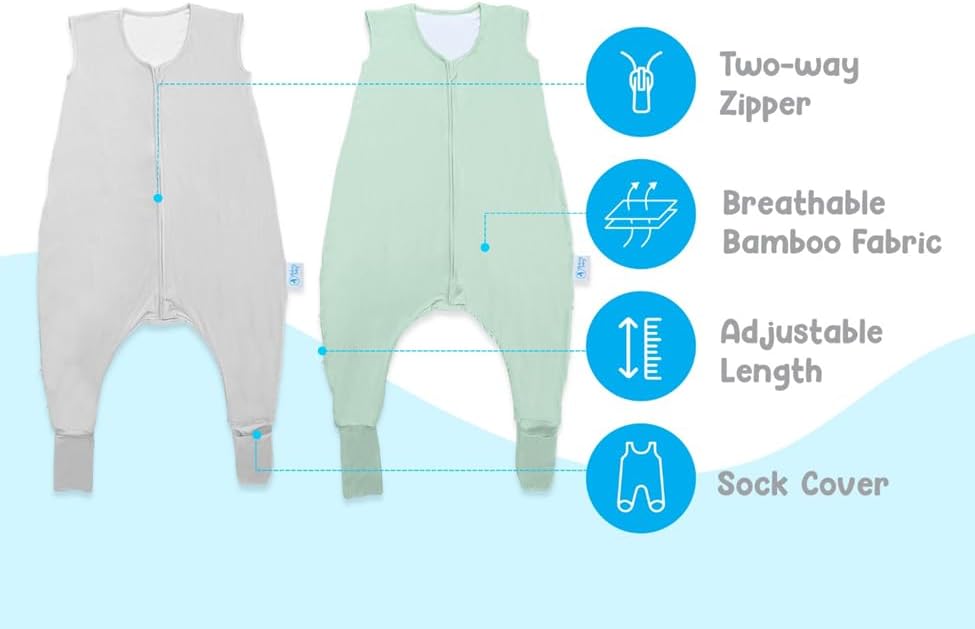 Blakey Baby Toddler Sleep Sack with Sock Cover - 15 TOG