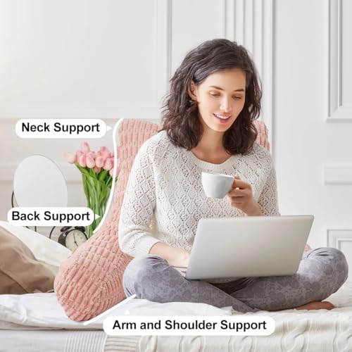 Holawakaka Reading Pillow with Arms - Light Pink