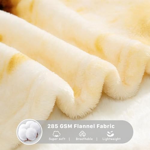 Lhedon Tortilla Blanket for Baby 285 GSM Soft Flannel Wearable Wrap