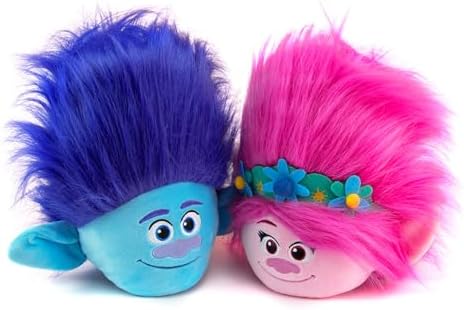 DREAMWORKS TROLLS Armrest Buddy Travel Pillow with Blanket - Queen Poppy 13