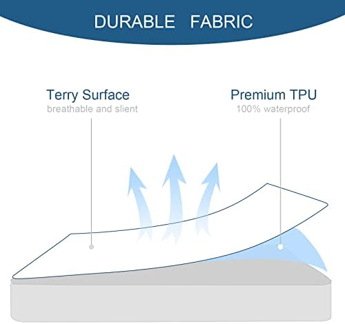 SPRINGSPIRIT Twin Mattress Protector Waterproof Soft Breathable