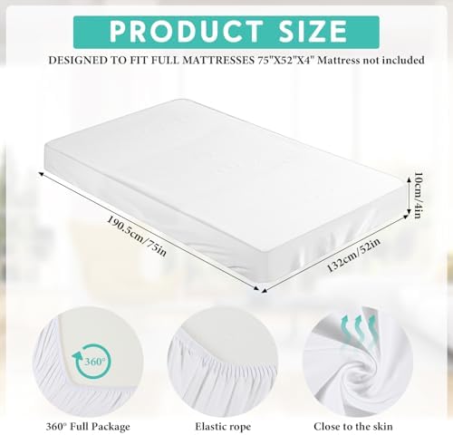Breling Fitted Sheet for Full Mattress and RV Bunk Beds