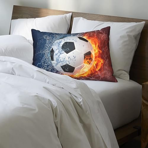 Sports Themed Throw Pillow Covers for Boys and Teens