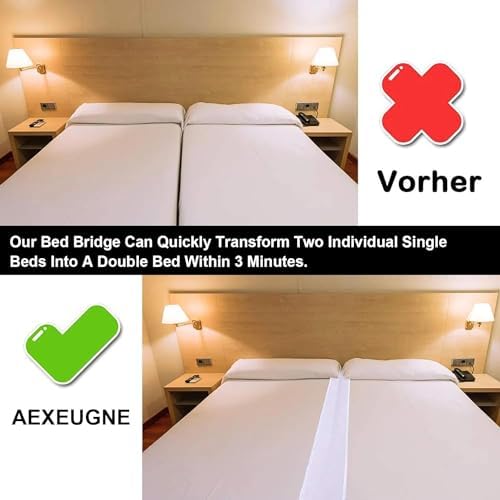 HomeCozy Bed Bridge Twin to King Converter Kit
