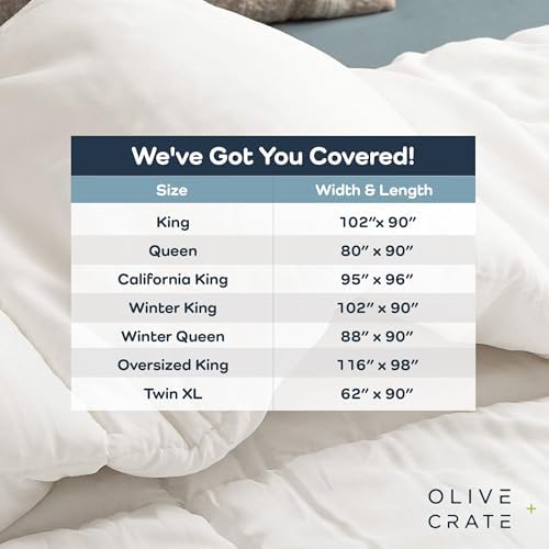 Olive Crate Bamboo Viscose King Comforter 102x90