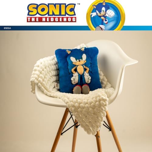 Franco Sonic The Hedgehog Plush Snuggle Pillow