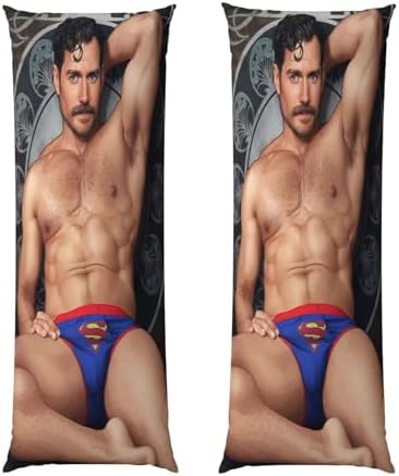 VICRRY Henry Cavill Body Pillow Cover 20x54 Inches