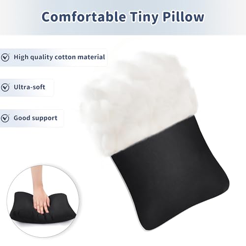 Pro Goleem Tiny Travel Pillow 11x6x25 Black