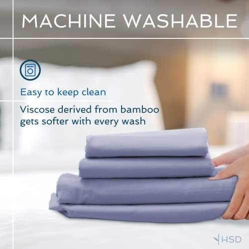 Hotel Sheets Direct Bamboo 3 Piece Bed Sheet Set Twin Size