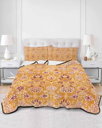 Stongaro Twin XL Quilt Set 3-Piece Lightweight Breathable Comforter
