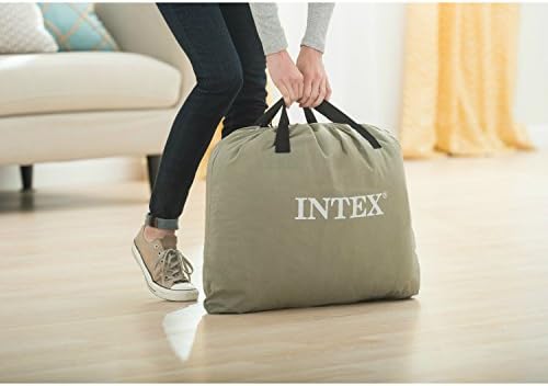Intex Dura-Beam Deluxe Twin Airbed with Built-In Pillow