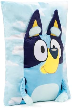 Bluey 3D Snuggle Pillow - 15 Inches Soft Plush Bluey Character Pillow