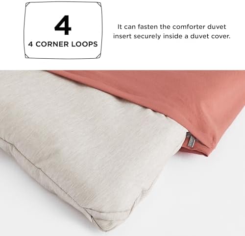 Bedsure King Comforter Set - 104x90 Beige Microfiber