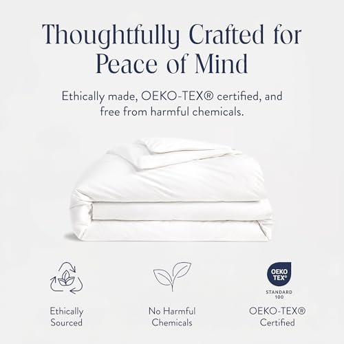 Brooklinen Luxury Percale Duvet Cover 100 Cotton White