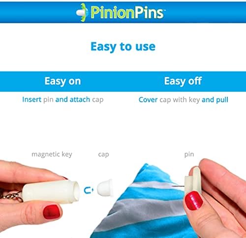Pinion Pins Magnetic Key - Easy Duvet Clip Removal