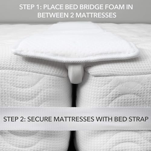 HUANGTNG Bed Bridge Twin To King Converter