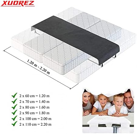 XUDREZ Bed Bridge Converter Kit for Twin to King Mattresses