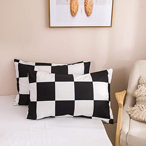 Erosebridal Buffalo Check Duvet Cover Set Queen